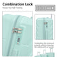 HouseOfZazla 3-piece spinner wheel luggage set with combination locks in assorted sizes