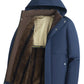 Men's Plus Size Fleece Lined Hooded Winter Coat - Farnelli