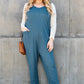 Double Take Full Size Sleeveless Straight Jumpsuit - Farnelli