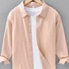 Men's Plus Size Button Up Long Sleeve Shirt - Lotus Root Starch