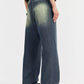 Men's Vintage Wash Wide Leg Jeans - Farnelli