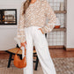 Melanie Lace Floral Puff Sleeve Top - Farnelli