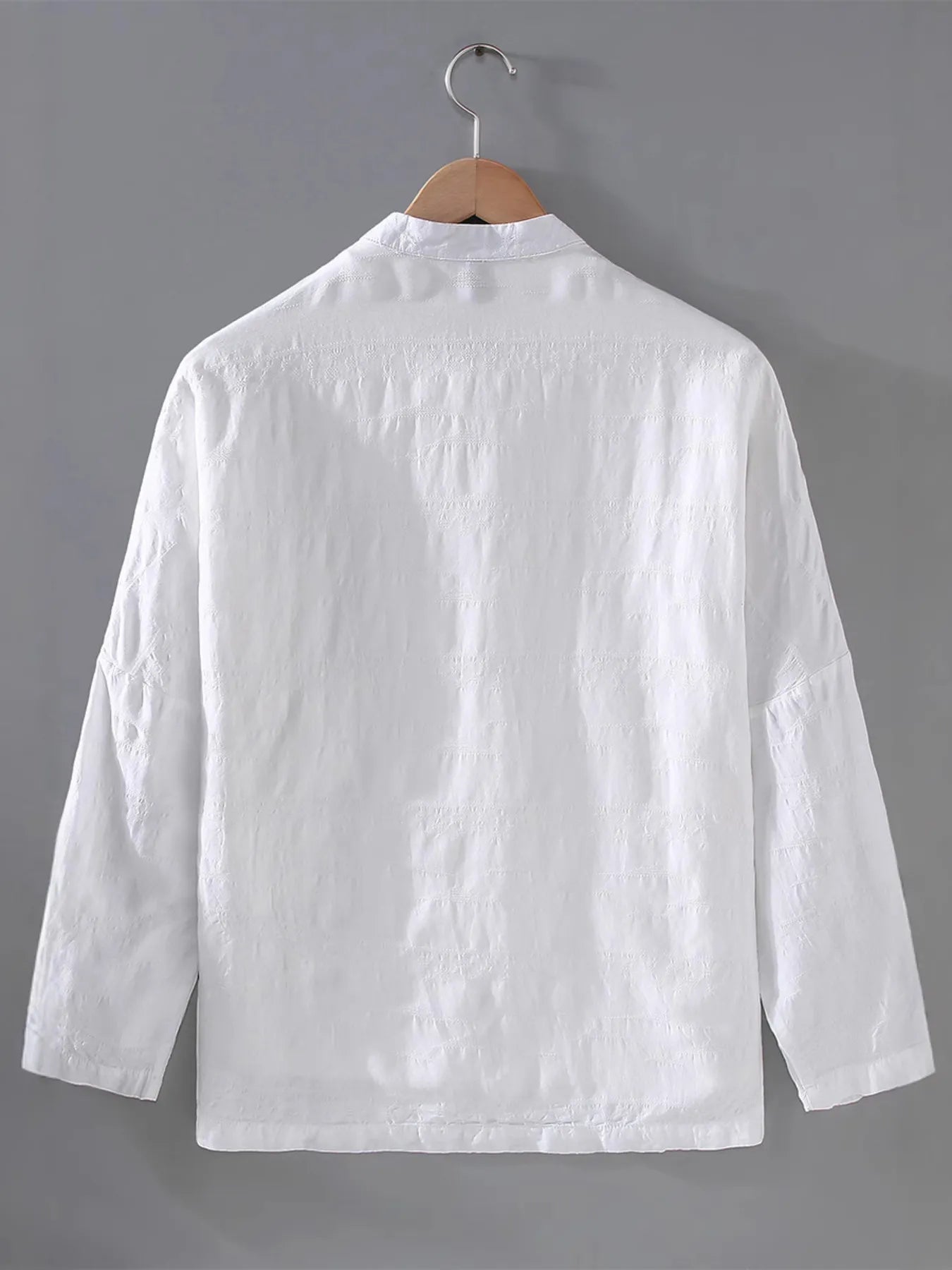 Men's Plus Size Button Up Long Sleeve Shirt - Farnelli