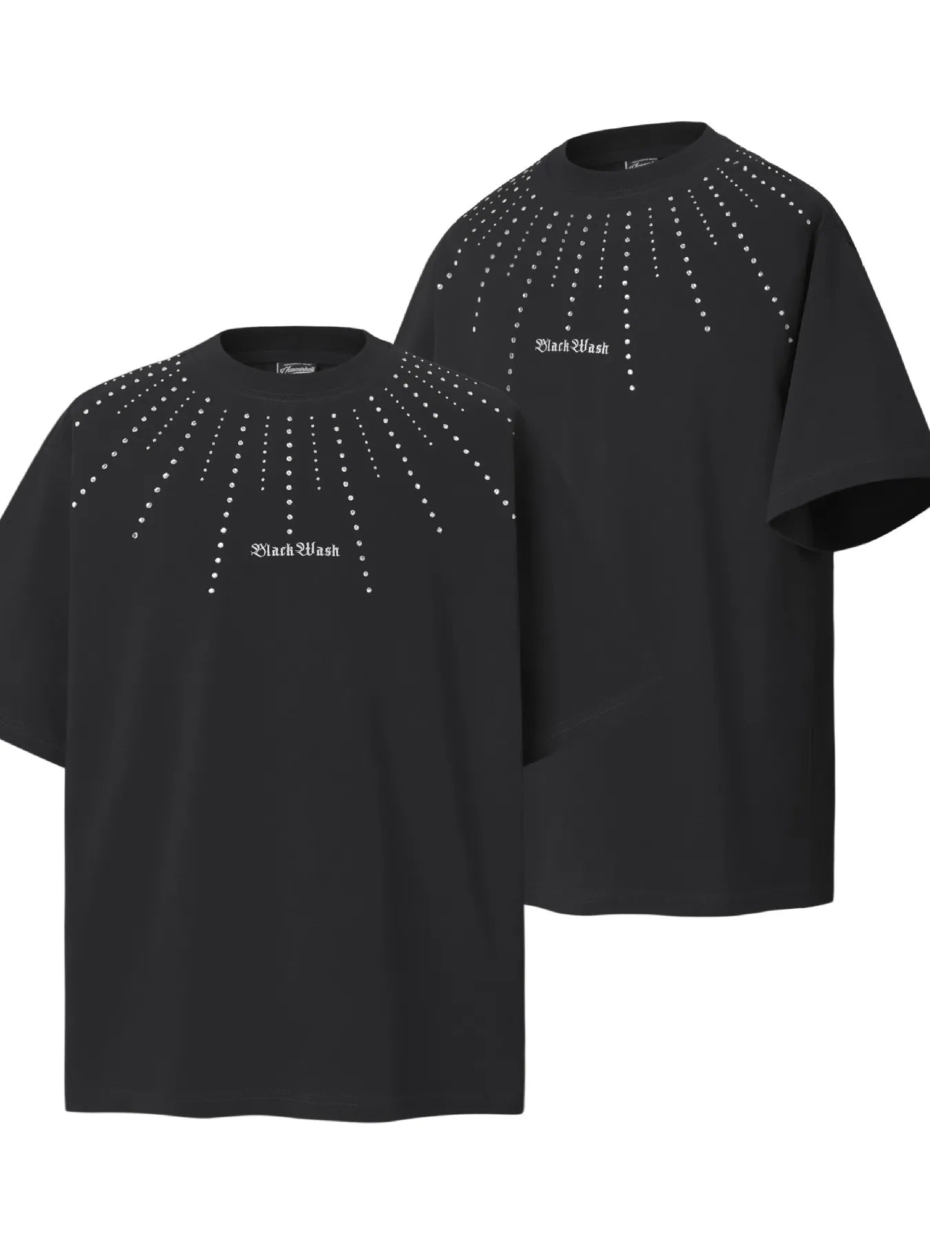 Men's Embellished Oversized Short Sleeve T-Shirt - Farnelli