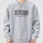 Men's Plus Size Letter Graphic Crew Neck Sweatshirt - Farnelli