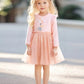 Children's Rabbit Long Sleeve Tulle Dress - Farnelli