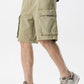 Men's Plus Size Loose Fit Cargo Denim Shorts - Farnelli