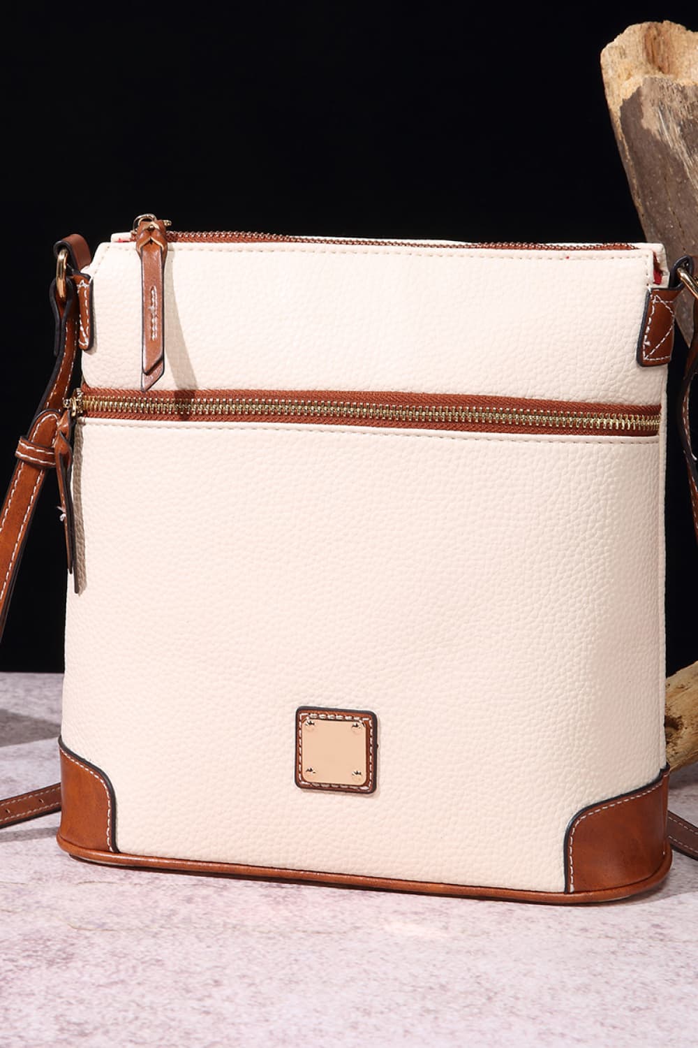 PU Leather Crossbody Bag - Farnelli