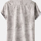 Men's Vintage Print Short Sleeve Casual Shirt - Farnelli