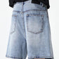 Men's Wide Leg Denim Shorts - Farnelli