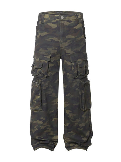 Men's Camouflage Cargo Jeans - Farnelli