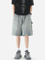 Men's Vintage Wash Denim Shorts - Farnelli