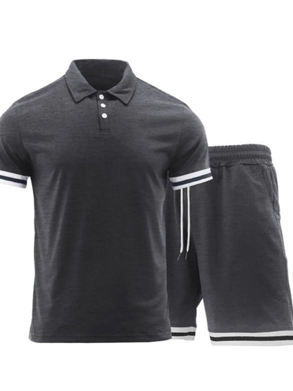 Men's Short Sleeve Polo and Shorts Set - Farnelli