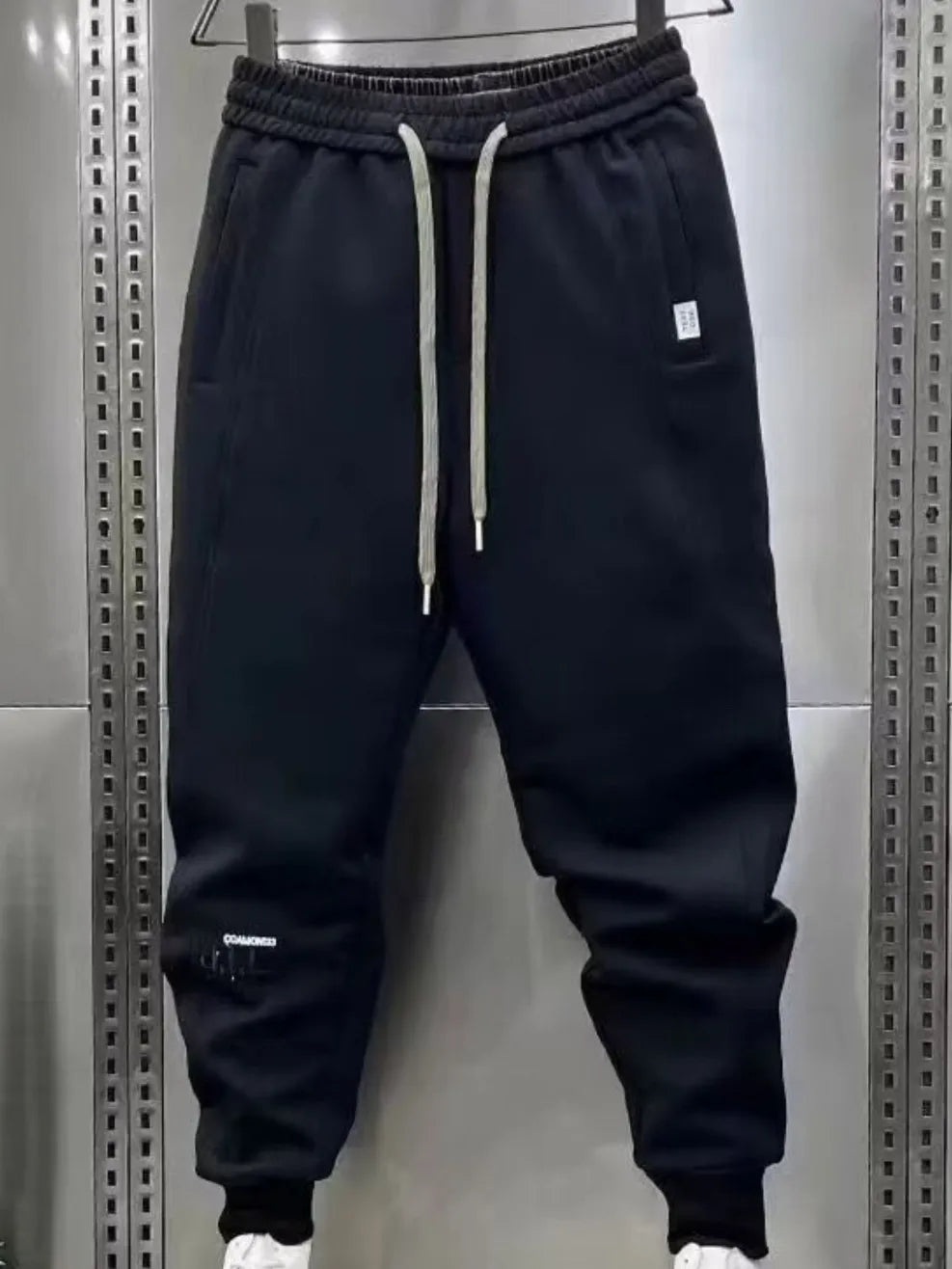 Men's Plus Size Drawstring Joggers with Pockets - Farnelli