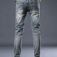 Men's Distressed Slim Fit Jeans - Farnelli