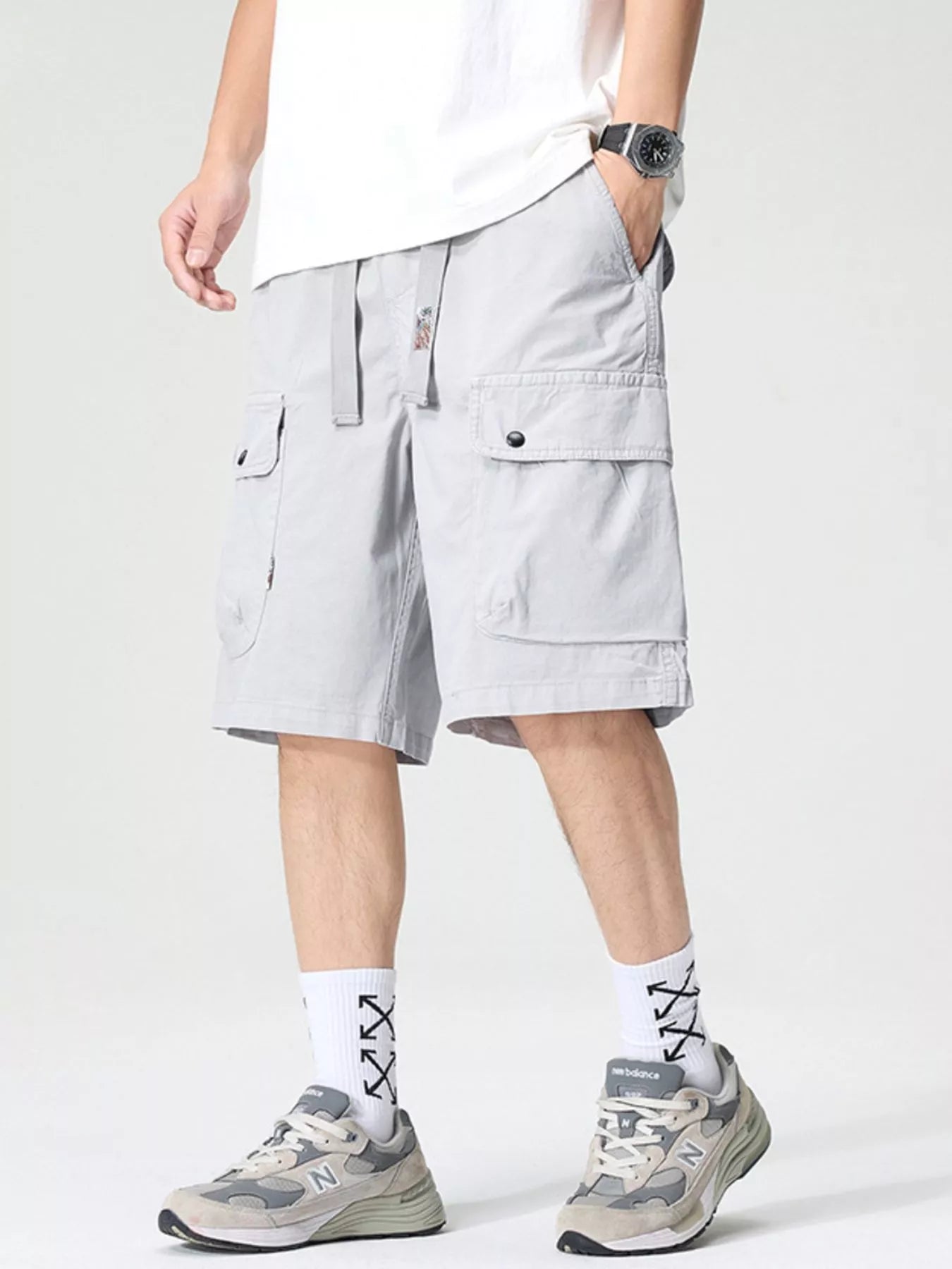 Men's Loose Fit Cargo Shorts - Farnelli
