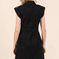Mittoshop Cargo Pocket Half Button Mini Dress - Farnelli
