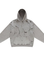 Men's Distressed Long Sleeve Hoodie - Farnelli