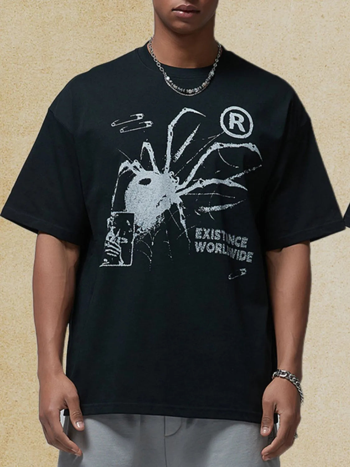 Men's Graphic Round Neck Half Sleeve T-Shirt - Farnelli