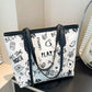Graffiti Print Casual Tote Bag - Farnelli