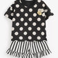 Children's Polka Dot Top and Ruffle Trim Shorts Set - Farnelli
