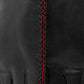CA0422 (black/red) – Italian lambskin leather gloves for women with cashmere lining