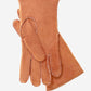 CA3466 (saddle) - Men's Italian handsewn sueded lamb shearling gloves