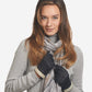 CA4384 (navy) - Women’s Italian peccary gloves with cashmere lining