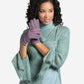 CA4538 (lilac) - Handsewn Italian carpincho women's dress gloves with cashmere lining