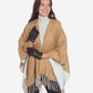 CA4661 (black) - Women’s Italian handsewn deerskin gloves with cashmere lining and distinctive strap and buckle