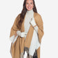 CA4661 (cream) -  Women’s Italian handsewn deerskin gloves with cashmere lining and distinctive strap and buckle