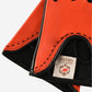 CA4918 (black/red) - Women’s unlined Italian lambskin driving gloves with ventilation holes