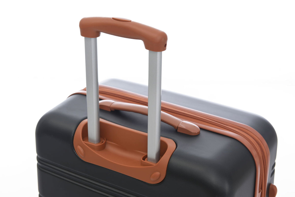 HouseOfZazla 4-piece hardshell luggage set with TSA locks and spinner wheels in multiple colors