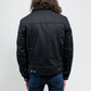 Cain Men's Faux Shearling Twill Trucker Jacket