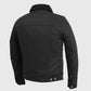 Cain Men's Faux Shearling Twill Trucker Jacket