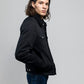 Cain Men's Faux Shearling Twill Trucker Jacket