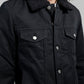 Cain Men's Faux Shearling Twill Trucker Jacket