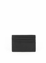 Deux Mains Call Signs card holder in black, front view