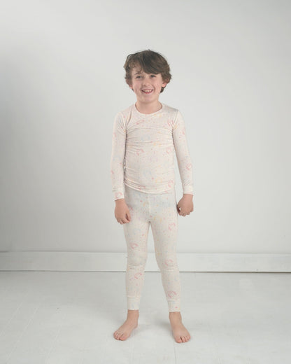 Cancer Zodiac Bamboo Pajamas for Kids – Two Piece Set