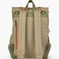 Baldwin Baby Company Bon Secour diaper backpack shown from the back in canvas fabric