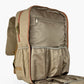 Baldwin Baby Company Bon Secour diaper backpack in canvas with open flap