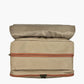 Bon Secour canvas diaper backpack by Baldwin Baby Company with top zipper closure