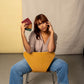 Deux Mains Slim ID Case card holder, side view of compact leather design