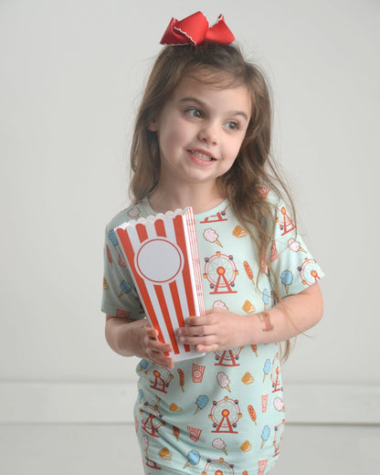 Carnival Bamboo Pajamas for Kids – Two Piece Set