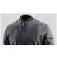 Carter Black Leather Jacket - Men Leather Jacket Black