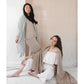 Heather Gray Handloom Cashmere Scarf