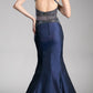 Cinderella Divine CB0023 Two-Piece Mermaid Gown Halter Crop Top