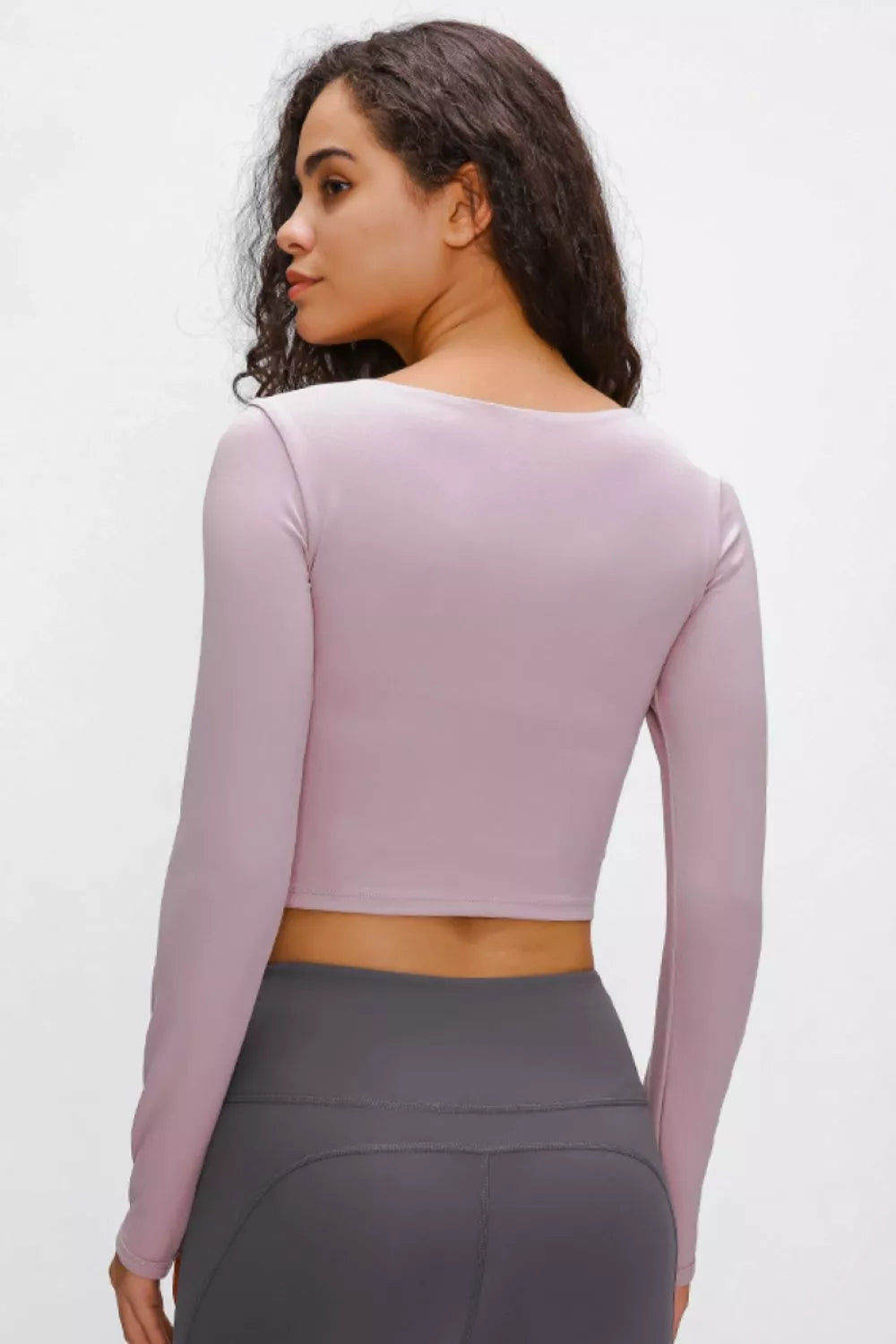Millennia Long Sleeve Cropped Top With Sports Strap - Farnelli
