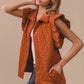 BiBi Quilting Knit Ruffle Sleeve Vest - Farnelli