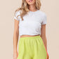 BiBi Cord Rib with Band Side Slit Shorts - Farnelli